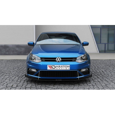 Splitter delantero para (with wings) Volkswagen Polo GTI Mk5 Facelift