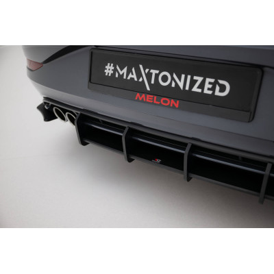 Difusor trasero para + Flaps Volkswagen Polo GTI Mk6 Facelift