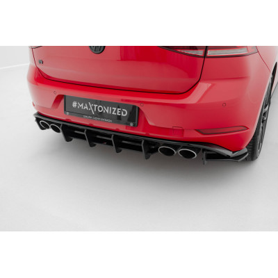 Difusor trasero para Volkswagen Golf R Mk7 Facelift