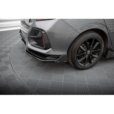 Splitter trasero para  (with vertical bars) + Flaps Honda Civic Sport Mk 10 Facelift
