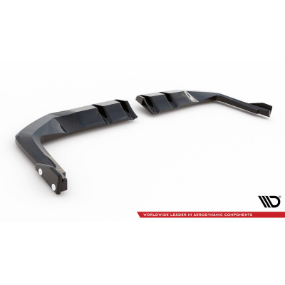 Splitter trasero para (with vertical bars)  + Flaps Honda Civic Type-R Mk 11