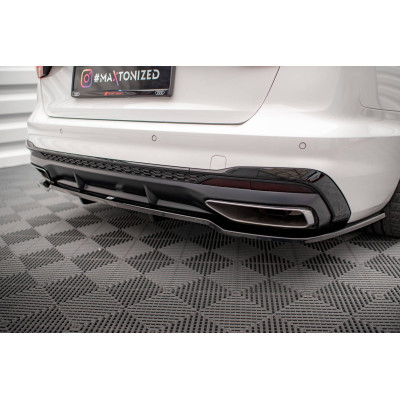Splitter trasero para (with vertical bars)  Audi A4 S-Line B9 Facelift