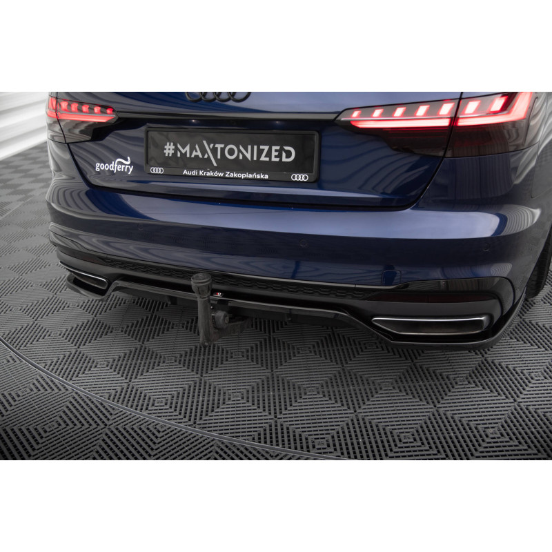 Splitter trasero para (with vertical bars)  Audi A4 S-Line B9 Facelift