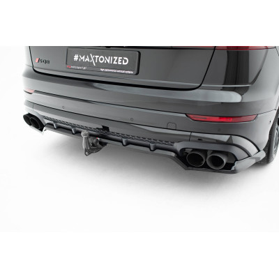 Splitter trasero para (with vertical bars)  Audi SQ8 / Q8 S-Line Mk1 Facelift