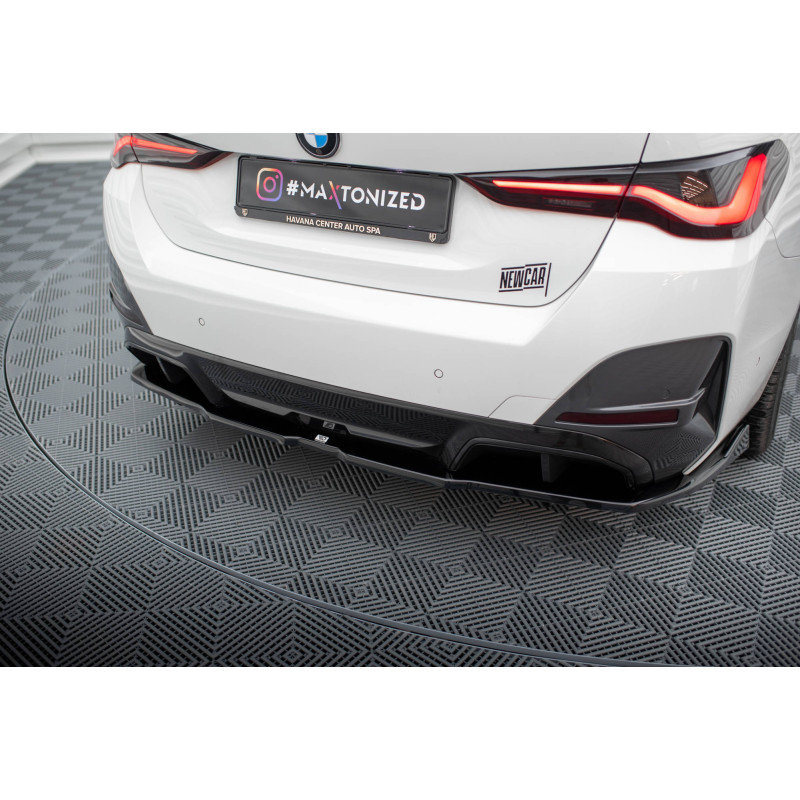 Splitter trasero para (with vertical bars)  BMW i4 M-Pack G26