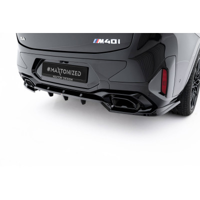 Splitter trasero para (with vertical bars)  BMW X4 M-Pack G02 Facelift