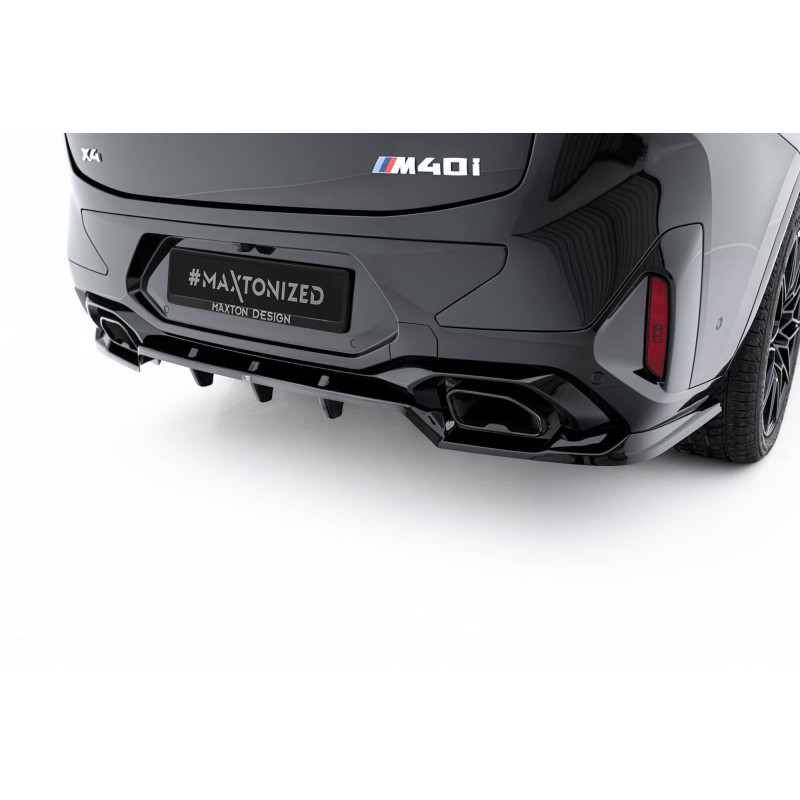 Splitter trasero para (with vertical bars)  BMW X4 M-Pack G02 Facelift
