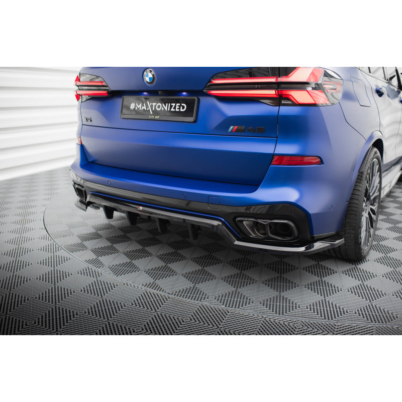 Splitter trasero para (with vertical bars)  BMW X5 M-Pack G05 Facelift