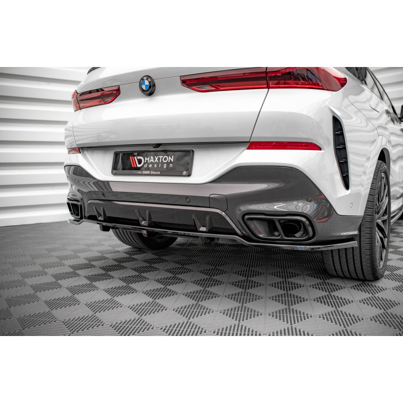 Splitter trasero para (with vertical bars)  BMW X6 M-Pack G06