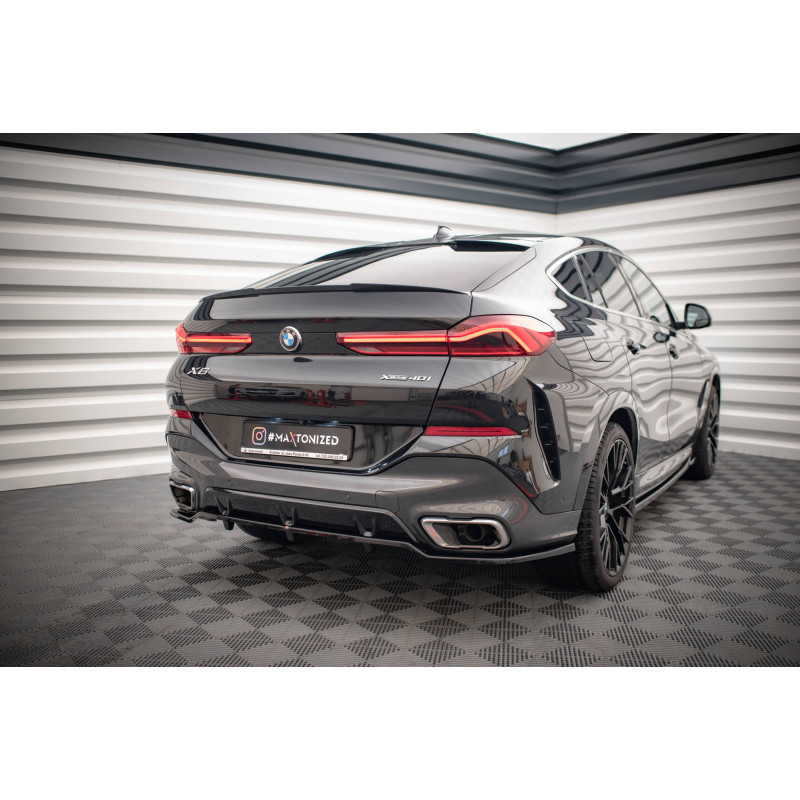 Splitter trasero para (with vertical bars)  BMW X6 M-Pack G06