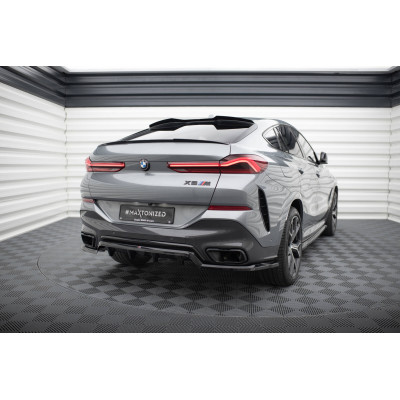 Splitter trasero para (with vertical bars)  BMW X6 M-Pack G06 Facelift