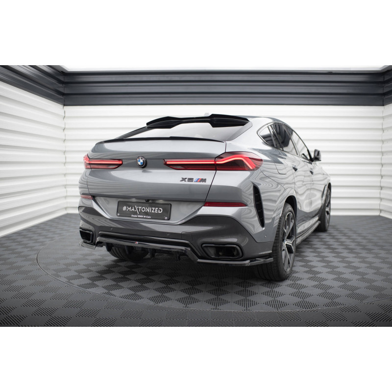 Splitter trasero para (with vertical bars)  BMW X6 M-Pack G06 Facelift