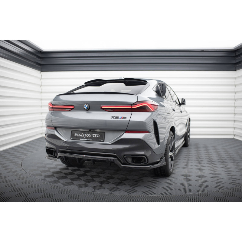 Splitter trasero para (with vertical bars)  BMW X6 M-Pack G06 Facelift