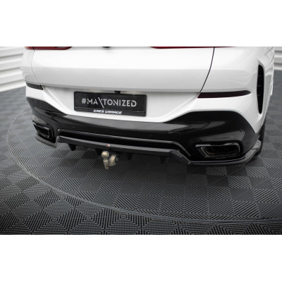 Splitter trasero para (with vertical bars)  BMW X6 M-Pack G06 Facelift
