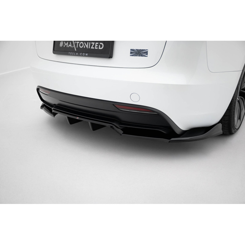 Splitter trasero para (with vertical bars)  Tesla Model 3 PerPARAmance Mk1 Facelift
