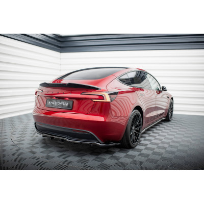 Splitter trasero para (with vertical bars)  Tesla Model 3 Project Highland(Facelift)