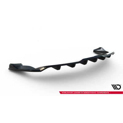 Splitter trasero para (with vertical bars)  Tesla Model S Plaid Mk1 Facelift