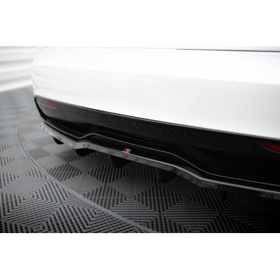 Splitter trasero para (with vertical bars)  Tesla Model S Plaid Mk1 Facelift