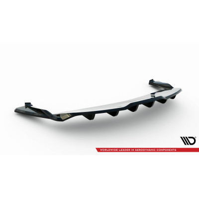 Splitter trasero para (with vertical bars)  Tesla Model S Plaid Mk1 Facelift