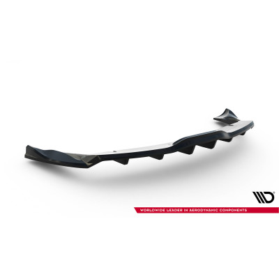 Splitter trasero para (with vertical bars)  Tesla Model X Mk1 Facelift