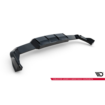 Splitter trasero para (with vertical bars)  Volkswagen Golf R  Mk8 / Mk8 Facelift
