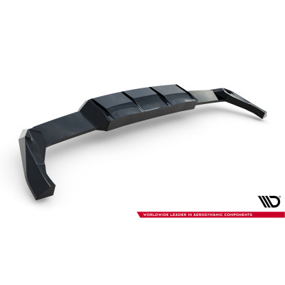 Splitter trasero para (with vertical bars)  Volkswagen Golf R  Mk8 / Mk8 Facelift
