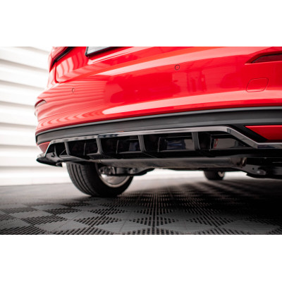 Splitter trasero para (with vertical bars) Audi A3 Sportback 8Y