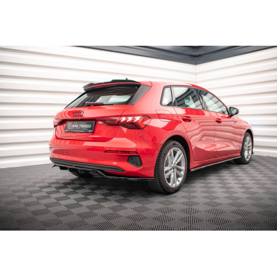 Splitter trasero para (with vertical bars) Audi A3 Sportback 8Y