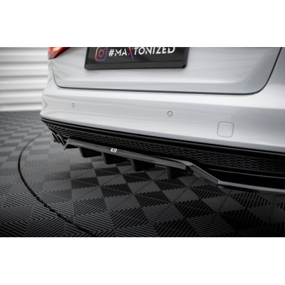 Splitter trasero para (with vertical bars) Audi A4 Competition B8 Facelift