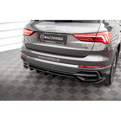 Splitter trasero para (with vertical bars) Audi Q3 S-Line F3