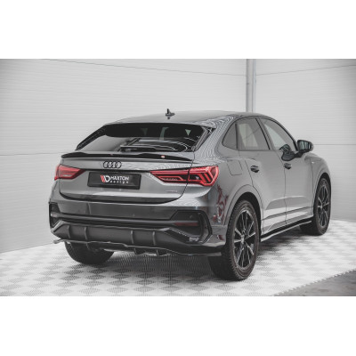 Splitter trasero para (with vertical bars) Audi Q3 Sportback S-Line