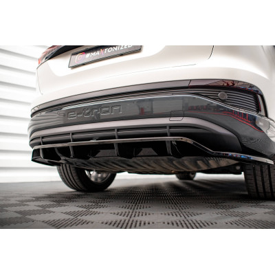 Splitter trasero para (with vertical bars) Audi Q4 e-tron Sportback S-line Mk1