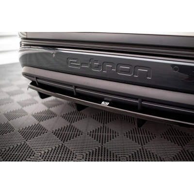 Splitter trasero para (with vertical bars) Audi Q4 e-tron Sportback S-line Mk1