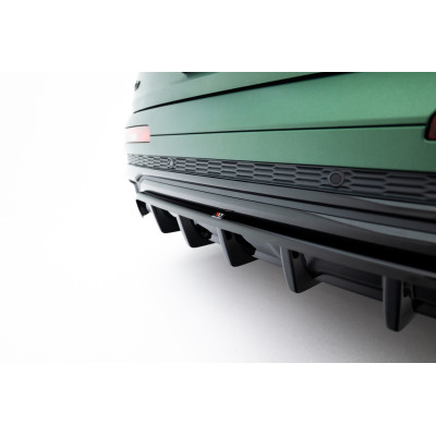 Splitter trasero para (with vertical bars) Audi Q7 S-Line Mk2 Facelift