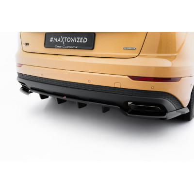 Splitter trasero para (with vertical bars) Audi Q8 Mk1 Facelift