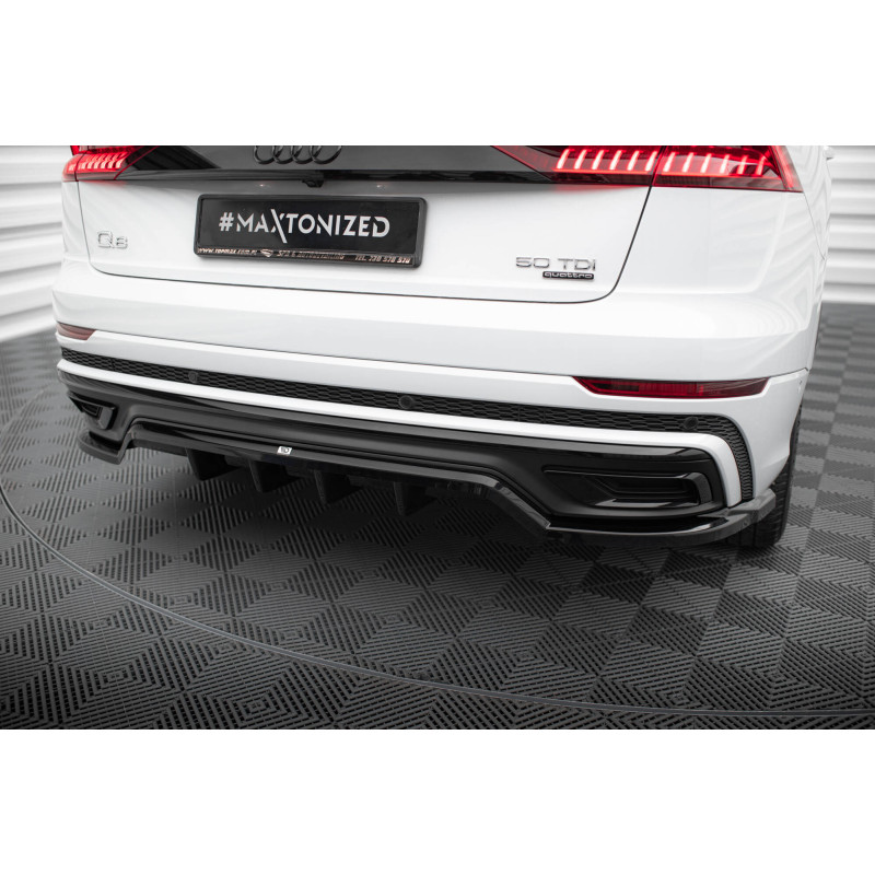Splitter trasero para (with vertical bars) Audi Q8 S-Line Mk1