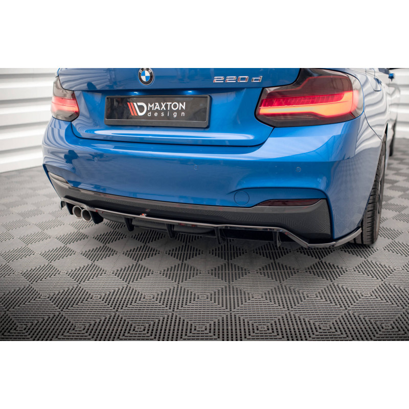 Splitter trasero para (with vertical bars) BMW 2 M-Pack F22