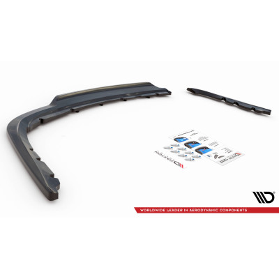 Splitter trasero para (with vertical bars) BMW 3 Sedan E90