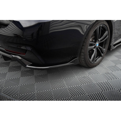 Splitter trasero para (with vertical bars) BMW 4 Coupe / Gran Coupe / Cabrio M-Pack F32 / F36 / F33