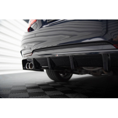 Splitter trasero para (with vertical bars) BMW 4 Coupe / Gran Coupe / Cabrio M-Pack F32 / F36 / F33