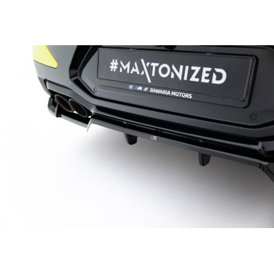 Splitter trasero para (with vertical bars) BMW X4M F98 Facelift