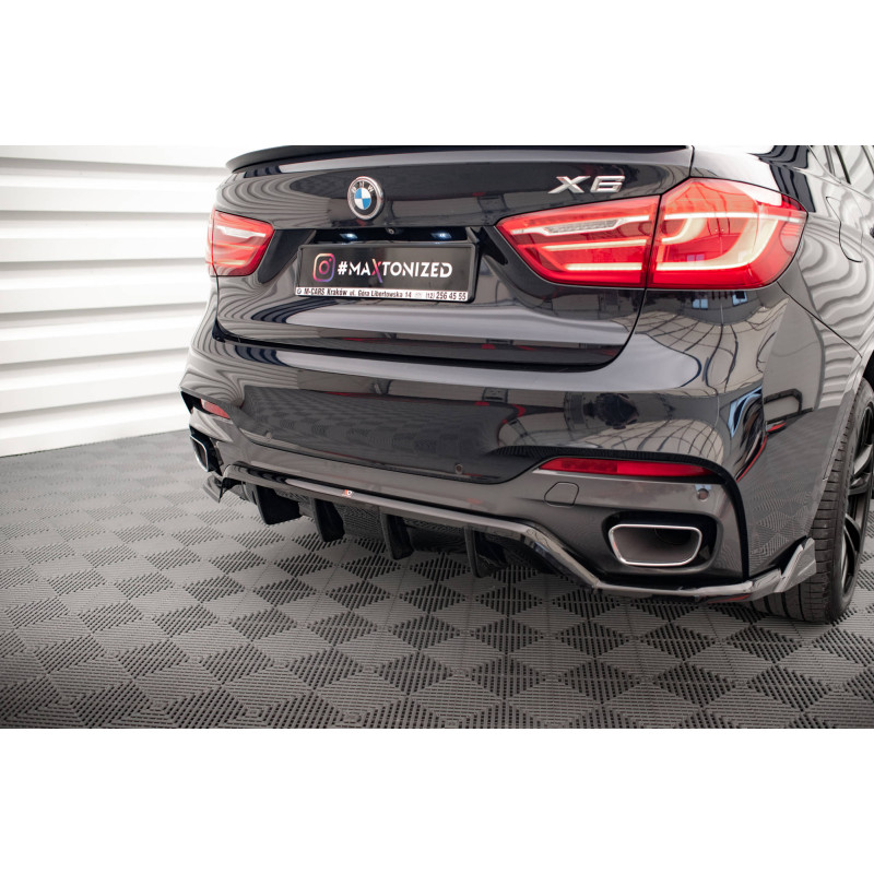 Splitter trasero para (with vertical bars) BMW X6 M-Pack F16