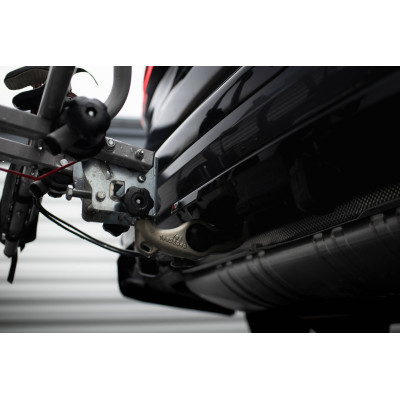 Splitter trasero para (with vertical bars) BMW X7 M-Pack G07 Facelift