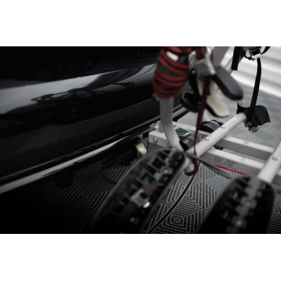 Splitter trasero para (with vertical bars) BMW X7 M-Pack G07 Facelift