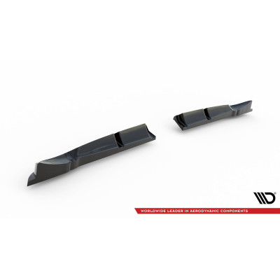 Splitter trasero para (with vertical bars) Brabus Smart PARAtwo C451 Facelift
