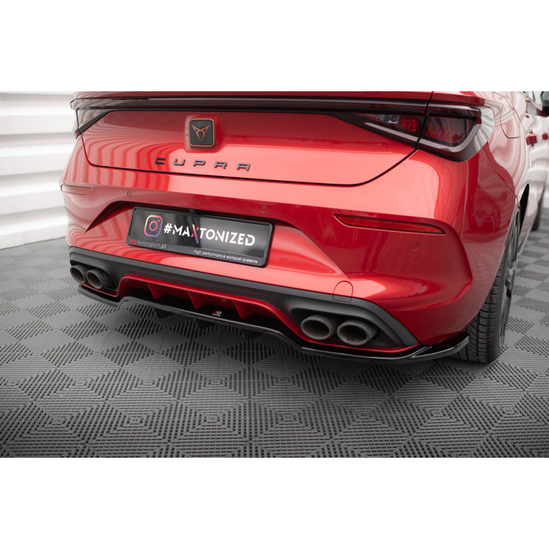 Splitter trasero para (with vertical bars) Cupra Leon Hatchback Mk1