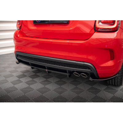 Splitter trasero para (with vertical bars) Fiat 500X Sport Mk1 Facelift