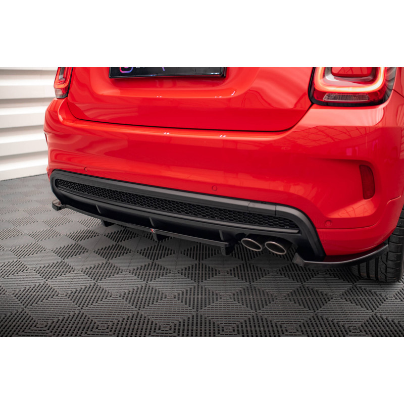 Splitter trasero para (with vertical bars) Fiat 500X Sport Mk1 Facelift