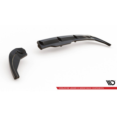 Splitter trasero para (with vertical bars) Fiat 500X Sport Mk1 Facelift