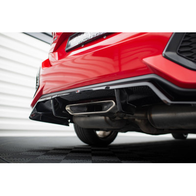 Splitter trasero para (with vertical bars) Honda Civic SI Mk10